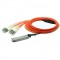 25M QSFP+ to 8 LC Breakout Active Optical Cable / AOC Cable