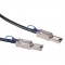 1M External MiniSAS Cable, SFF-8088 to SFF-8088, AWG30