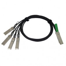 3M QSFP+ to 4 SFP+ Copper Breakout Cable, AWG30, Passive