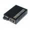 A Pair of 10/100/1000M Single Fiber 1-port SC/ST/FC & 2-port RJ45 BIDI WDM Fiber Media Converter